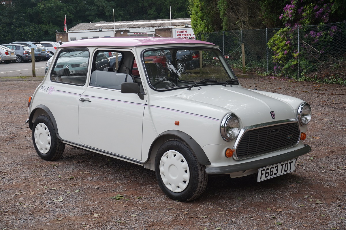 Austin Mini Sky Rose 1989