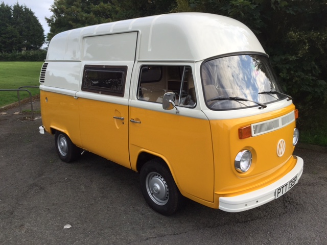 1975 Volkswagen VW Bay Window Camper, high roof RHD 4 berth