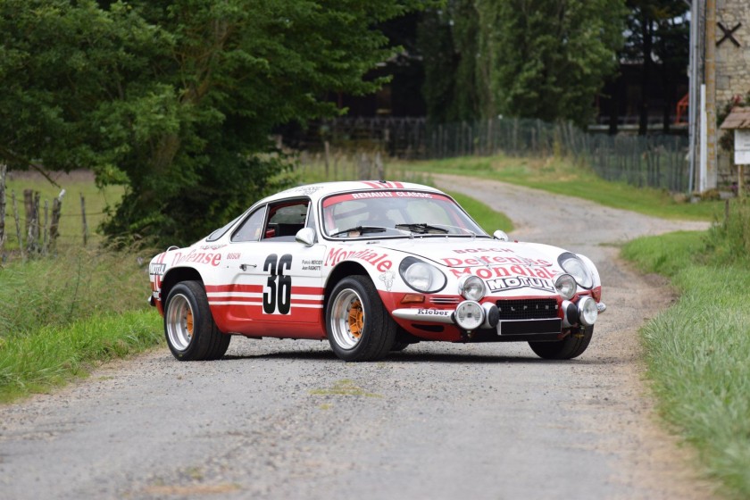 1972 Alpine A110 berlinette Gr. 4 