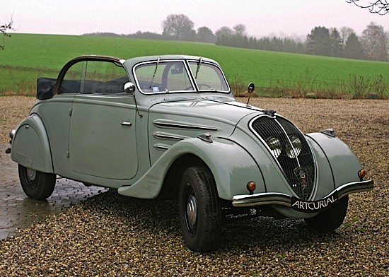 PEUGEOT 402 L Coach DÃ©couvrable 1937 NÂ° de sÃ©rie : #791547 Moteur : 4