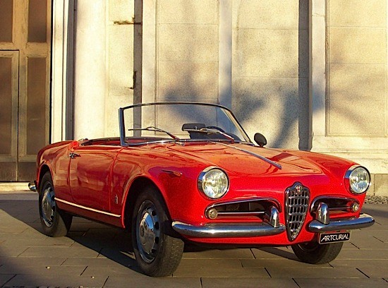 ALFA ROMEO  750D Giulietta Spider 1957 NÂ° de sÃ©rie : 149501772 Moteur