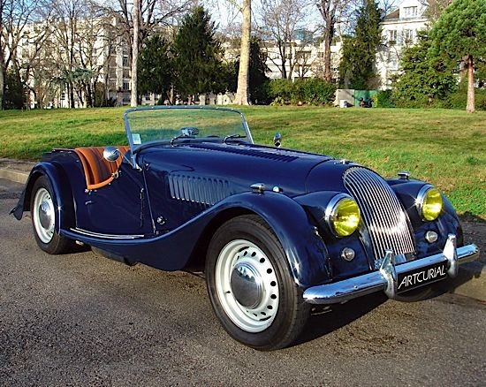 MORGAN Plus 4 1956  NÂ° de sÃ©rie : 3557 Moteur : quatre cylindres en li