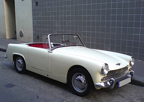 AUSTIN HEALEY Sprite 1961 #4669 Carte grise franÃ§aise