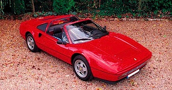 FERRARI 328 GTS 1988 #ZFFWA20B000075747 Carte grise franÃ§aise