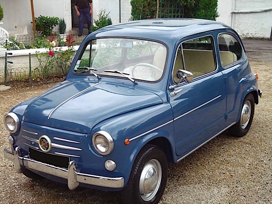 FIAT 600 1961 #1060120 Carte grise franÃ§aise