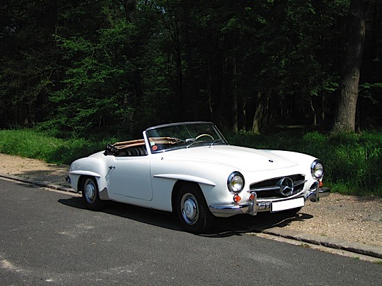 MERCEDES-BENZ 190 SL 1961  NÂ° de sÃ©rie : 121 042 100 23010 Moteur :