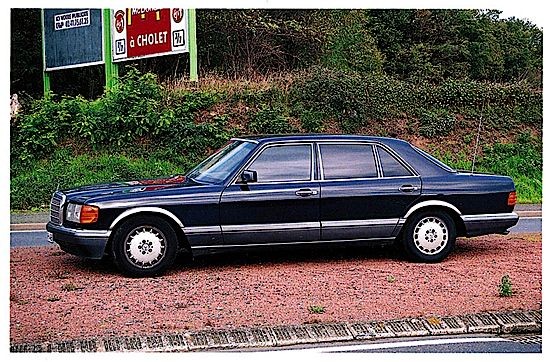 MERCEDES BENZ 300 SEL ex jean claude Brialy 1986  Carte grise franÃ§a