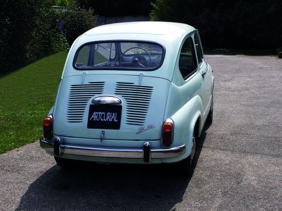 FIAT 600 D 1967  #293491 A la fin de lâ€™Ã©tÃ© 1960
