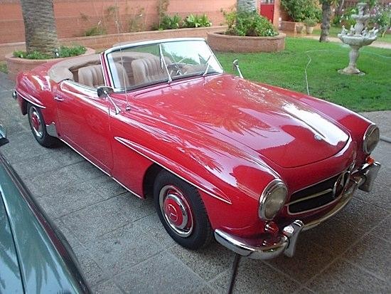 MERCEDES BENZ 190 SL 1959 #1210421001213 Restauration complÃ¨te depui