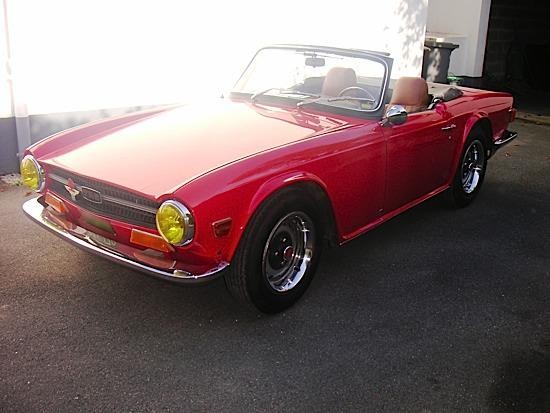 TRIUMPH TR6 1971 #cc54765l TrÃ¨s bel exemplaire ayant Ã©tÃ© entiÃ¨rement