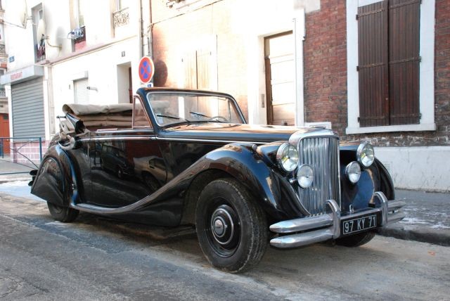 JAGUAR Mark V Cabriolet 3,5 L 1950 NÂ° de sÃ©rie : 647 199 Moteur : 6