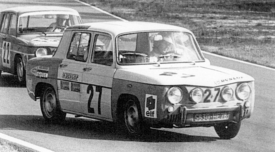 RENAULT R8 GORDINI CompÃ©tition Client 1969 EX Michel LECLERE gagnant