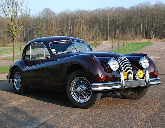 JAGUAR XK 140 CoupÃ© culasse C 1957 #S815175DN Couleur prune mÃ©tal, s