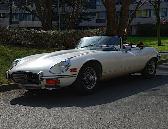 JAGUAR type E sÃ©rie III roadster V12 1973 #UD1S22311 Couleur Diamond