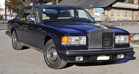 ROLLS ROYCE Silver Spur 1981 #SCAZN0007 BCX02351 Couleur bleu marine