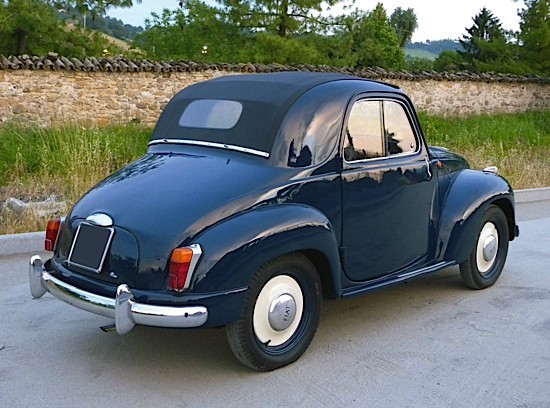 FIAT 500 C â€œTOPOLINOâ€ 1953 NÂ° DE CHÃ‚SSIS : 461689 MOTEUR : 4 cylindr