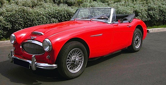 AUSTIN HEALEY 3000 Mk III â€“ 1968 NÂ° DE SÃ‰RIE : HBJ8L29268 MOTEUR : six