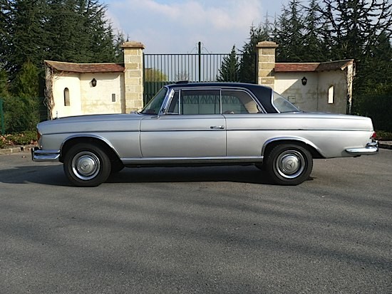 MERCEDES 300 SE coupÃ© 1967 # 11202112009856 FranÃ§aise dorigine. Boit