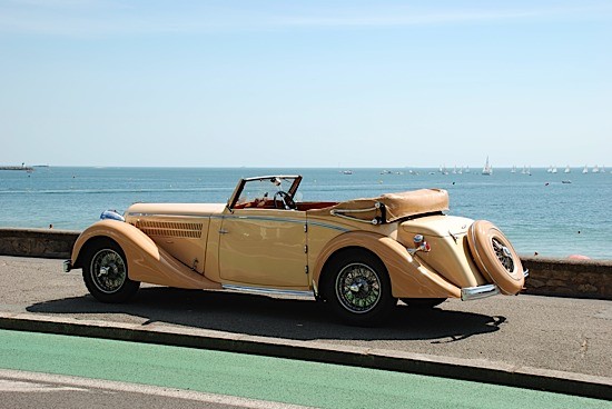DELAHAYE 135 MS cabriolet Chapron   1939  NÂ° de sÃ©rie : 60155 Moteur :