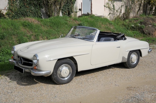 1958 MERCEDES BENZ 190 SL CABRIOLET RHD NO RESERVE