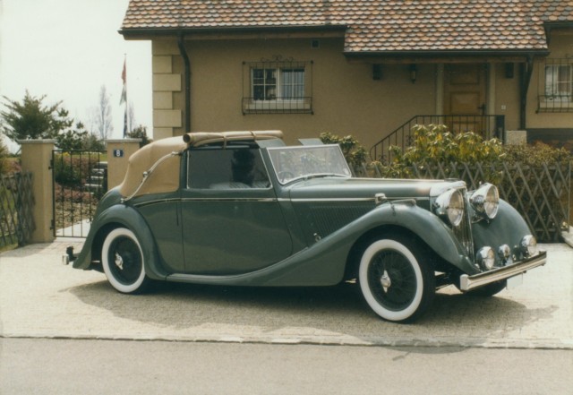1939 JAGUAR SS DROP HEAD COUPE CABRIOLET 2,5L