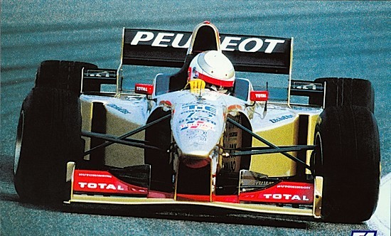 JORDAN/PEUGEOT F1 196 1996 NÂ° DE SÃ‰RIE : #05 MOTEUR : type A12 10 cy