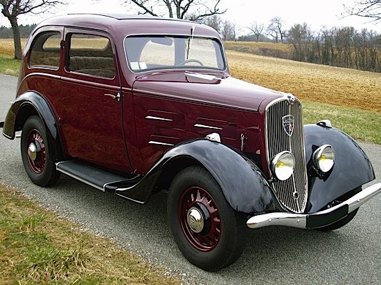 PEUGEOT 201 D Coach â€“ 1935 TYPE : # 515870 NÂ° DE SÃ‰RIE : # 1884289 MOT