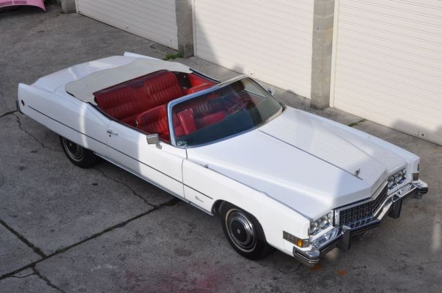 1972 Cadillac Eldorado cabriolet sans/no rÃ©serve
