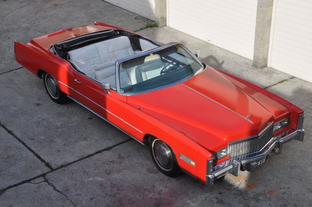 1976 Cadillac Eldorado cabriolet sans/no rÃ©serve