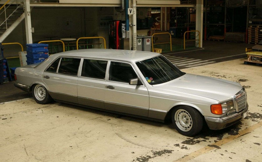 1984 MERCEDES BENZ 500 SEL LIMOUSINE no reserve
