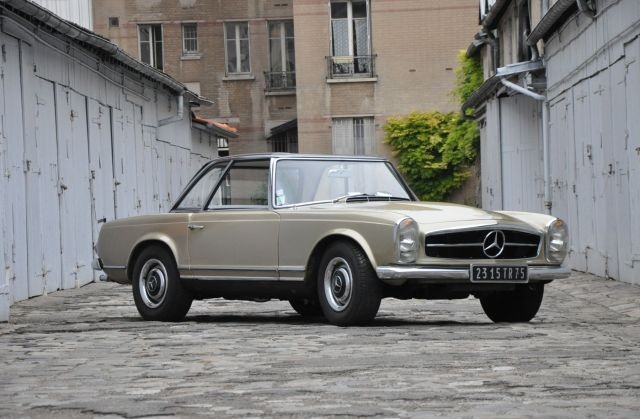 1966 MERCEDES BENZ 230SL CABRIOLET PAGODE AVEC HARD TOP
