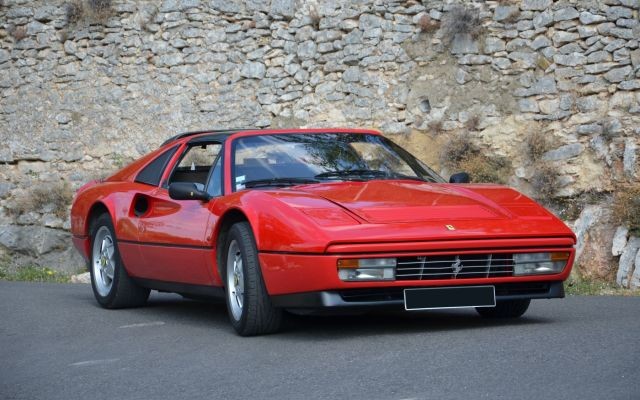 1989 FERRARI 328 GTS BERLINETTE TOIT AMOVIBLE no reserve