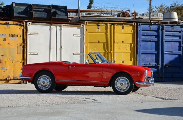 1963 ALFA ROMEO GIULIA SPIDER AVEC HARD TOP no reserve