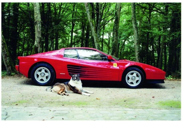 1987 FERRARI TESTAROSSA ALAIN DELON