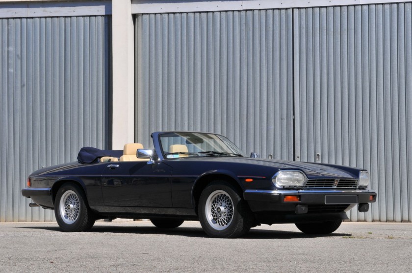 1990 JAGUAR XJ-S V12 CABRIOLET Moins de 37000 km d'origine No reserv