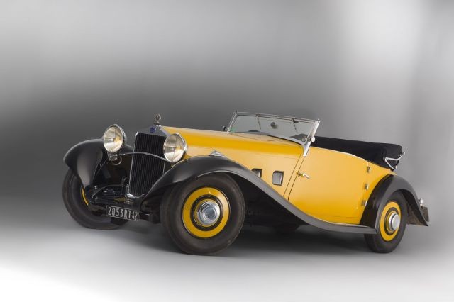 1933 Delage D8 S cabriolet Pourtout