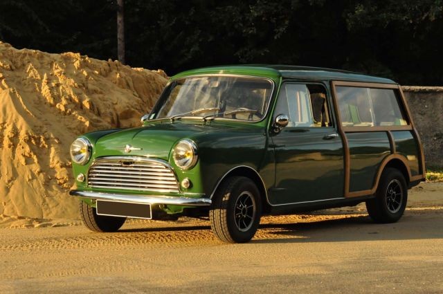1966 Morris Mini Traveller break bois