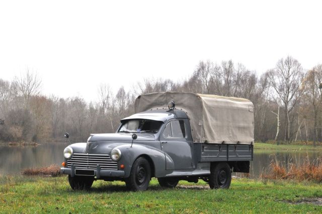 1953 Peugeot 203 bÃ¢chÃ©e