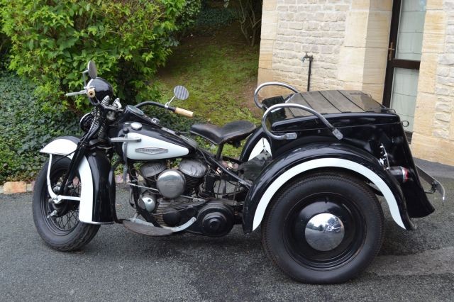 1954 Harley Davidson WLC 750 cm3 Servi Car