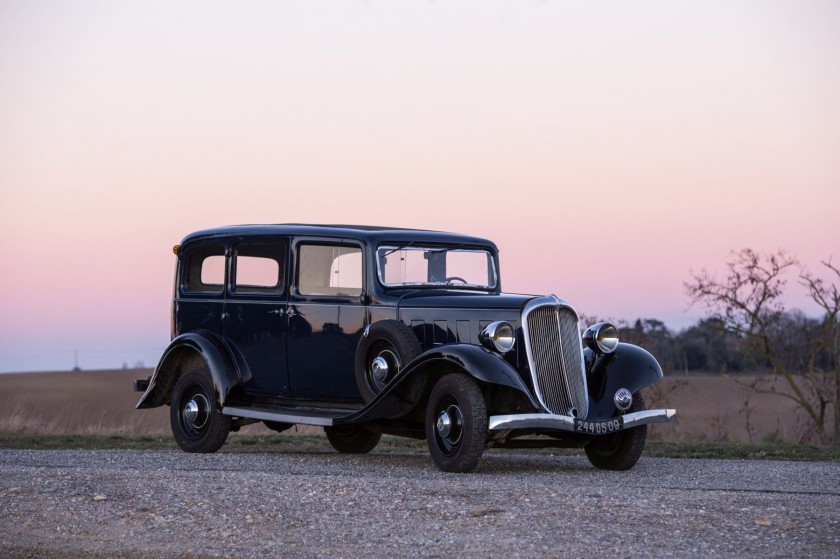 1936 CitroÃ«n Rosalie 11 UA limousine avec sÃ©paration