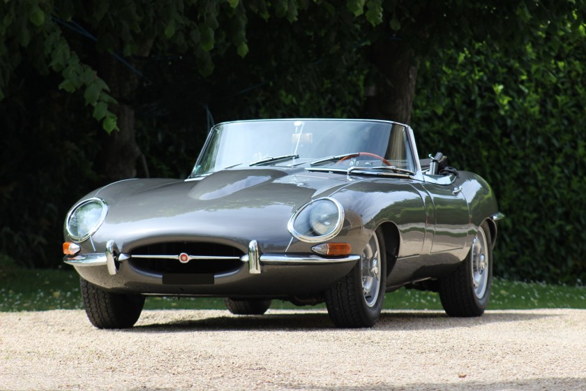 1962 Jaguar Type E 3.8L Roadster avec Hard-top