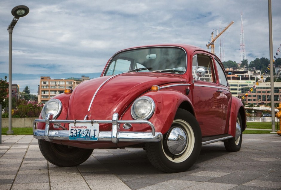 Ruby Red 1965 VW Beetle