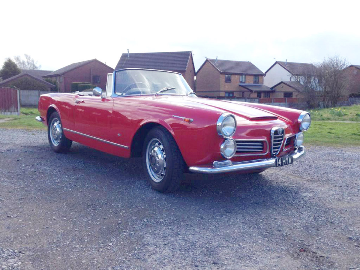 1963 Alfa Romeo 2600 Spider Coachwork by Touring