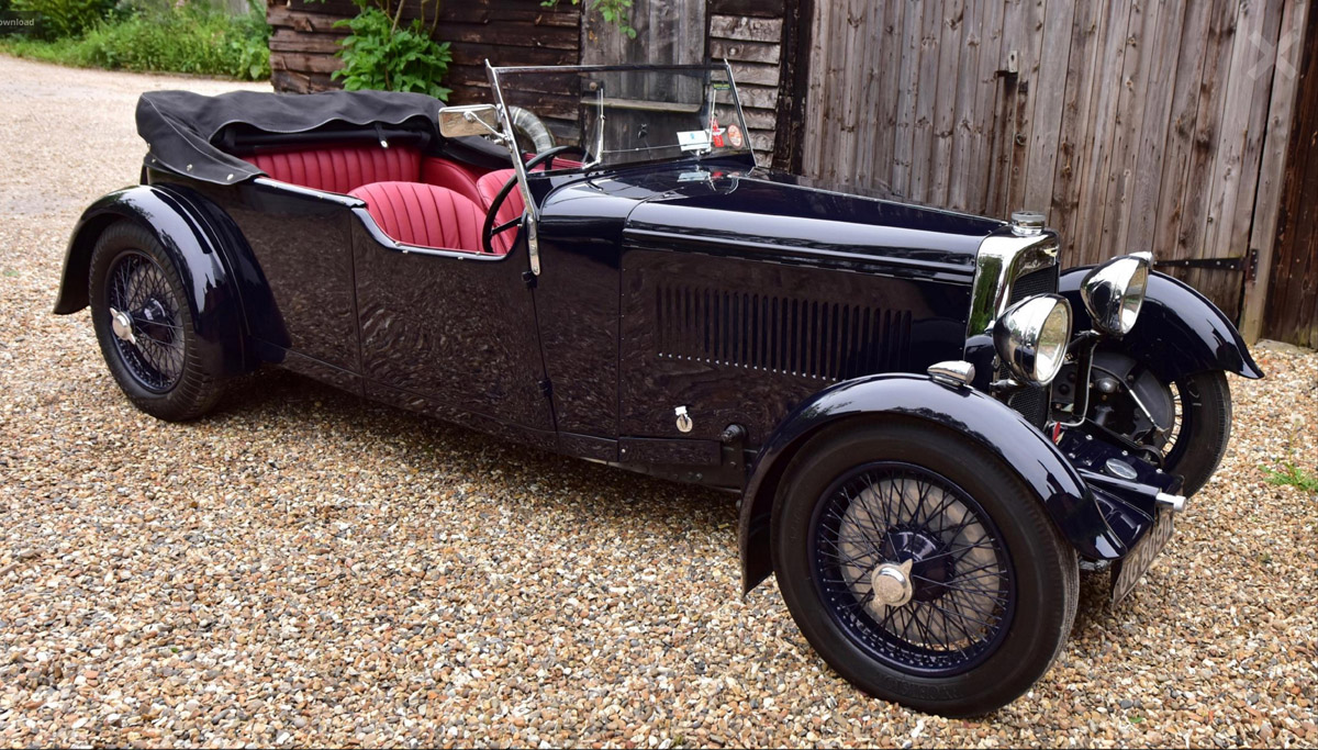 1934 Aston Martin 1 1/2 Litre Long Chassis Tourer
