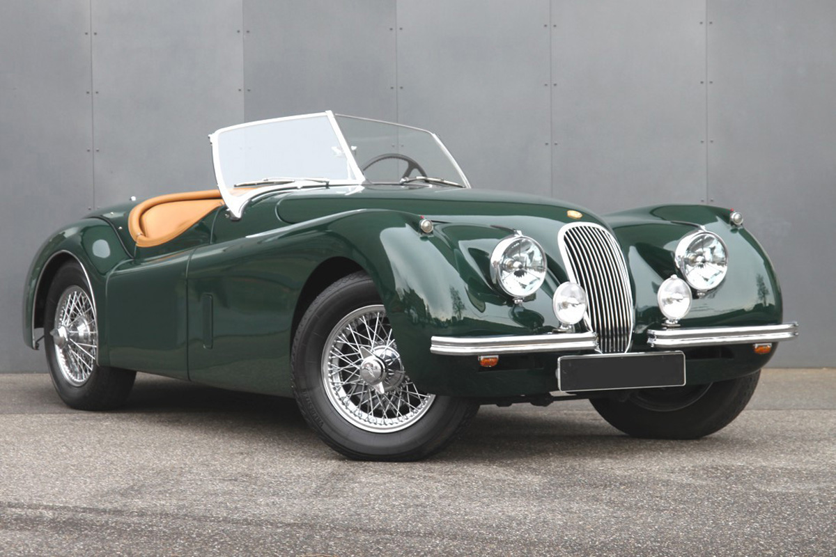 1954 Jaguar XK 120 â€“  same ownership for 25 years