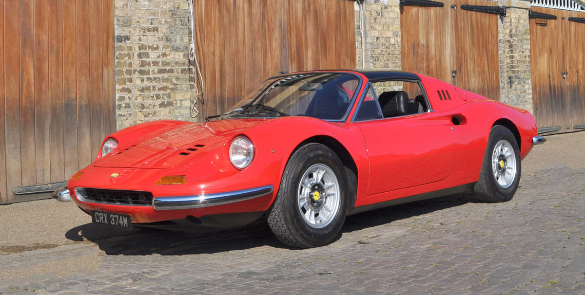 The Led Zeppelin 1973 Ferrari 246 Dino GTS