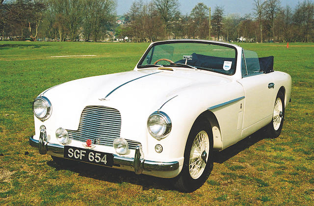 1955 Aston Martin DB2/4 MkII Drophead Coupe Coachwork by Tickford