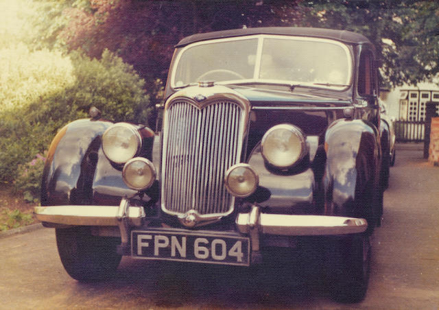 1951 Riley RMA 1.5-Litre Sports Saloon