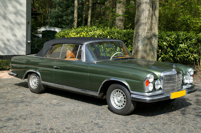 1971 Mercedes-Benz 280SE 3.5 Cabriolet Coachwork by Sindelfingen