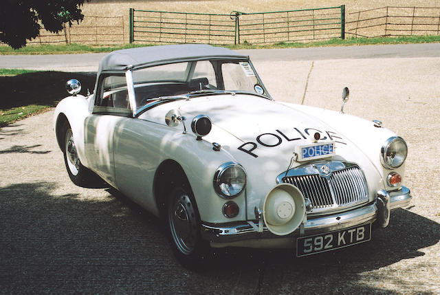 1959 MGA Roadster to Police specification